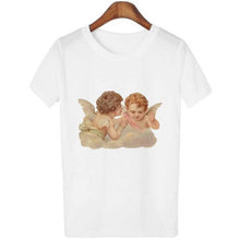 Load image into Gallery viewer, New White Clothes Cute Angel Tops YOU CANT SIT WITH US T Shirt Funny Aesthetic Angel Graphic Tshirts Women Tumblr Female T-shirt